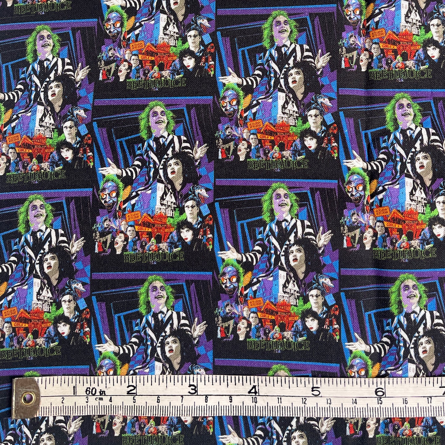 Beetlejuice 100% cotton fabric