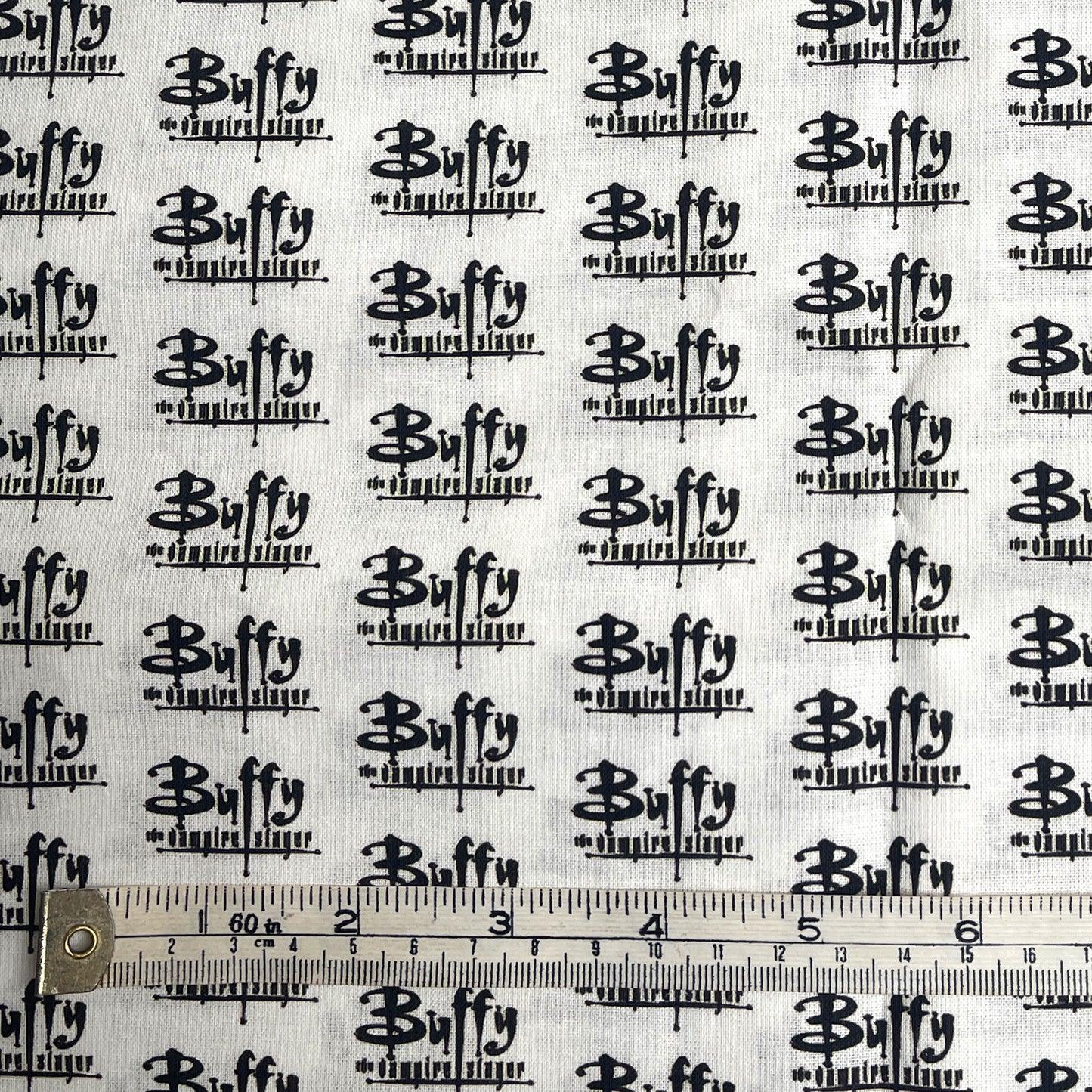 Buffy Slayer 90s TV 100% cotton fabric