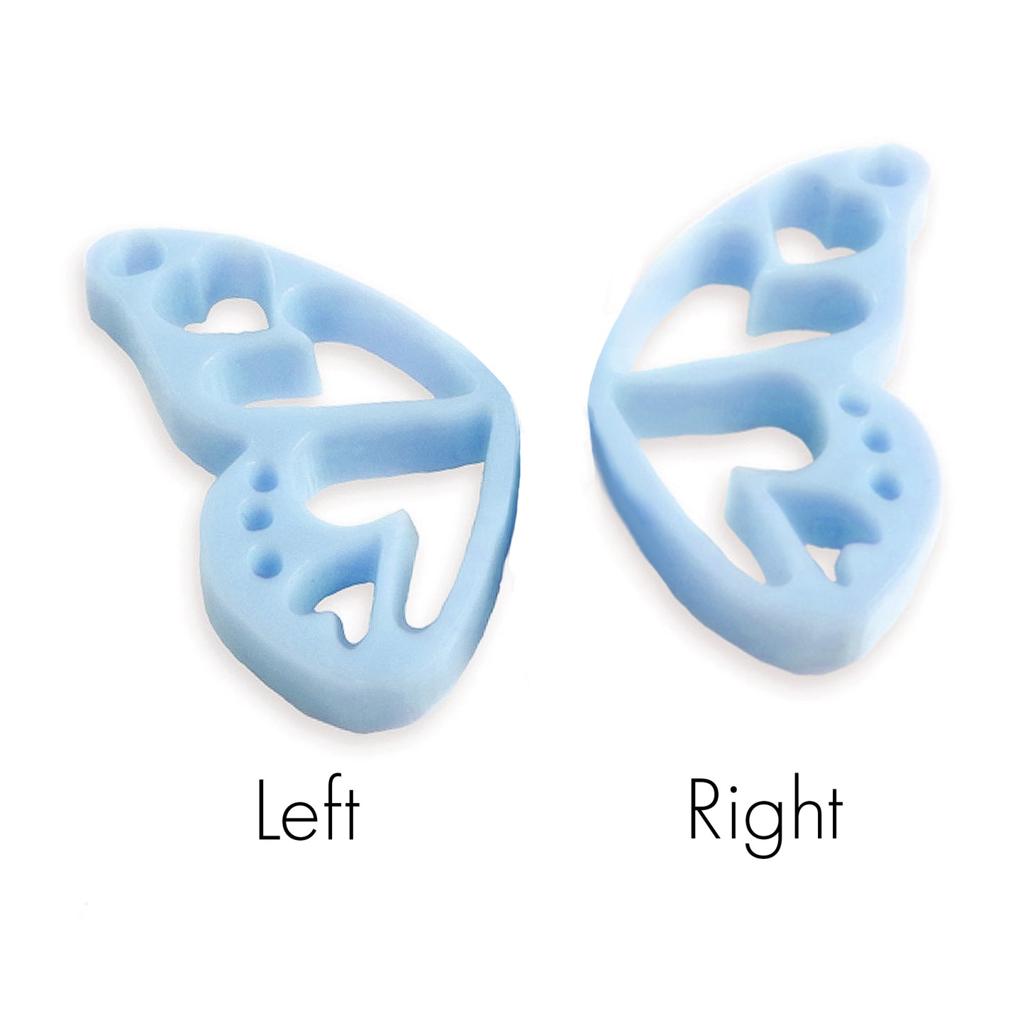 Butterfly wing laser cut charm, Left or Right