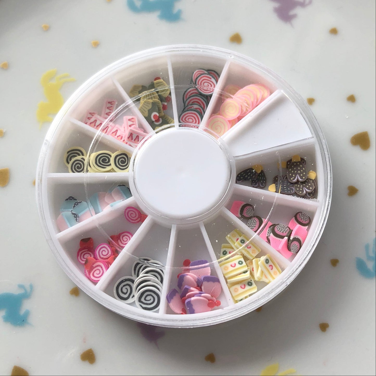 Mini cake slices (no 1) wheel