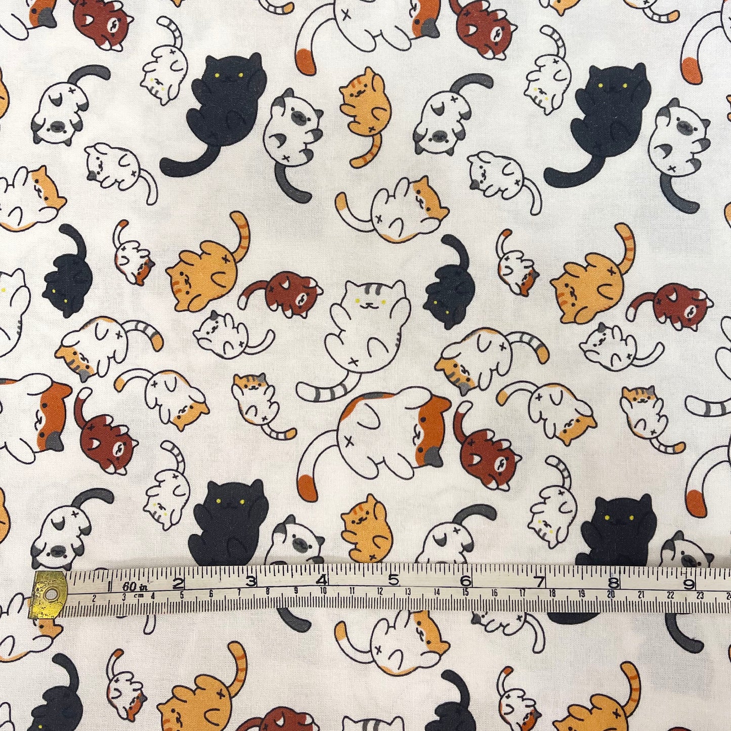 Cat bums 100% cotton fabric