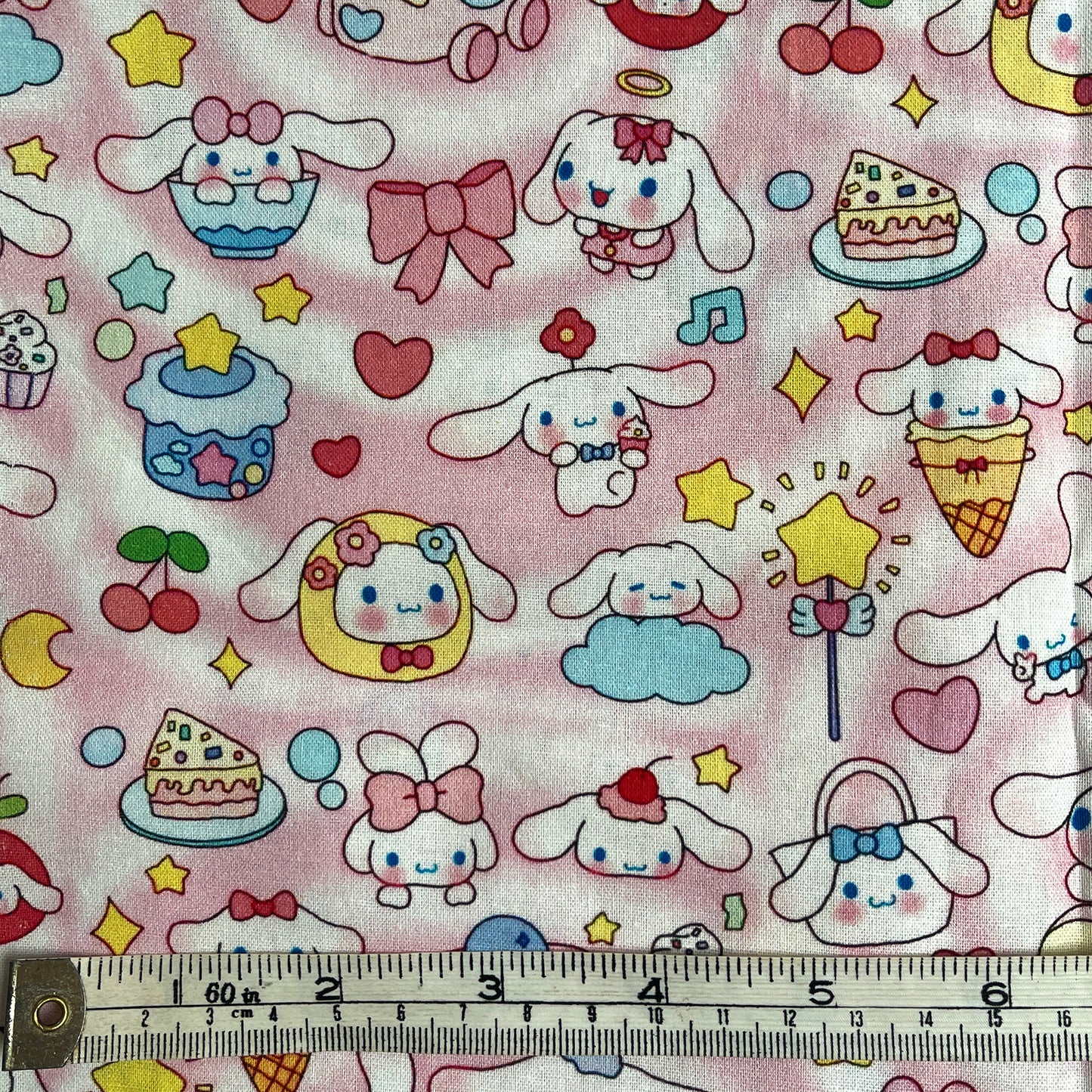 Large offcut cinnamoroll fabric