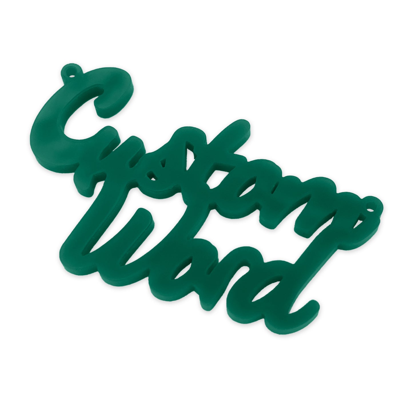 Fancy font Custom word charm