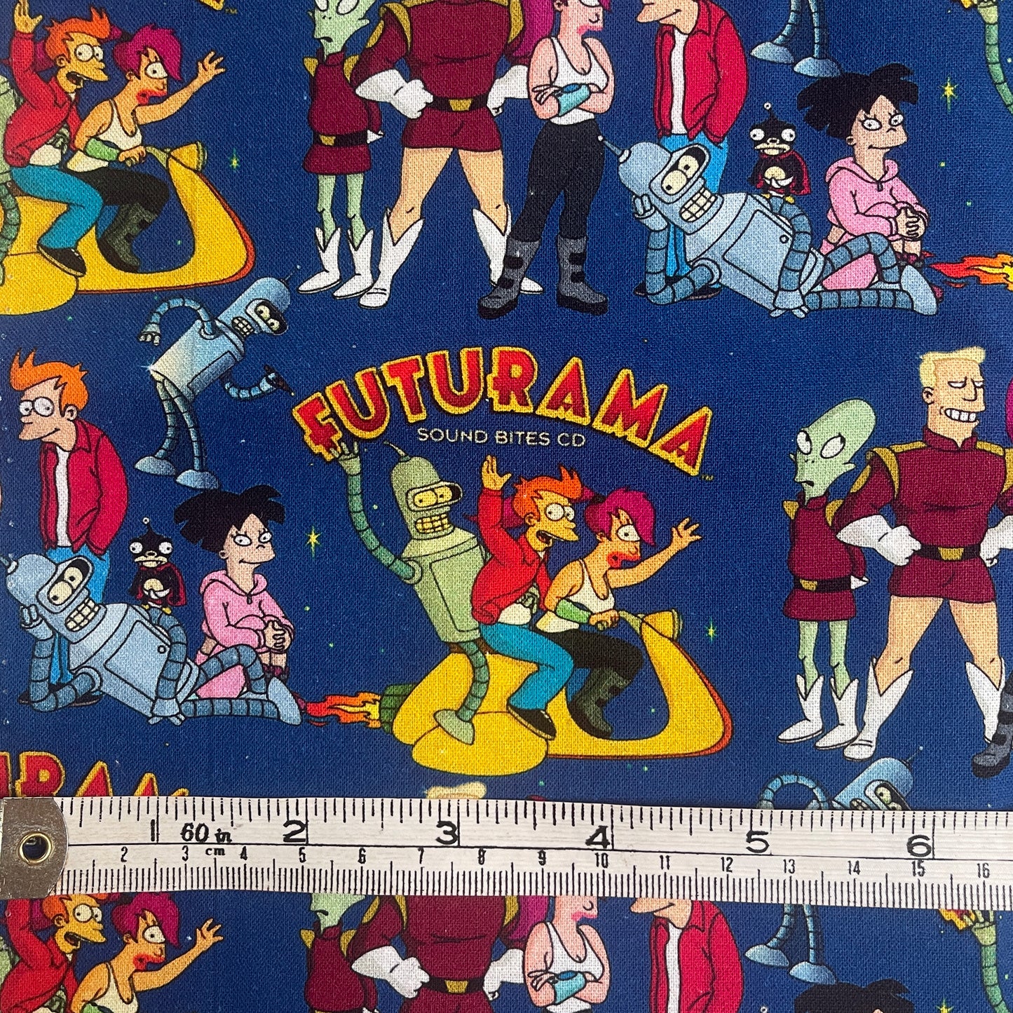 Futurama 100% cotton fabric