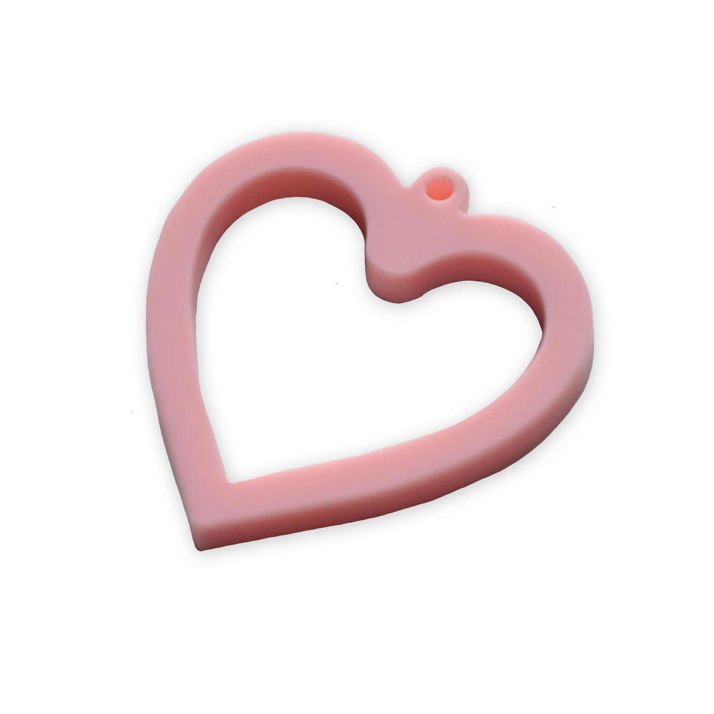 Heart UV resin bezel charm