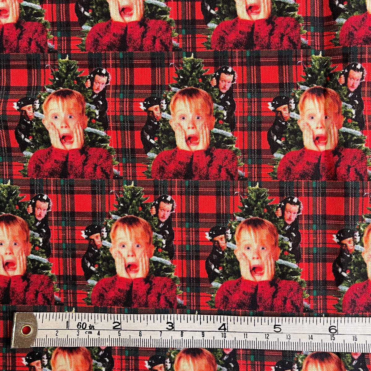 Home Alone fabric offcut
