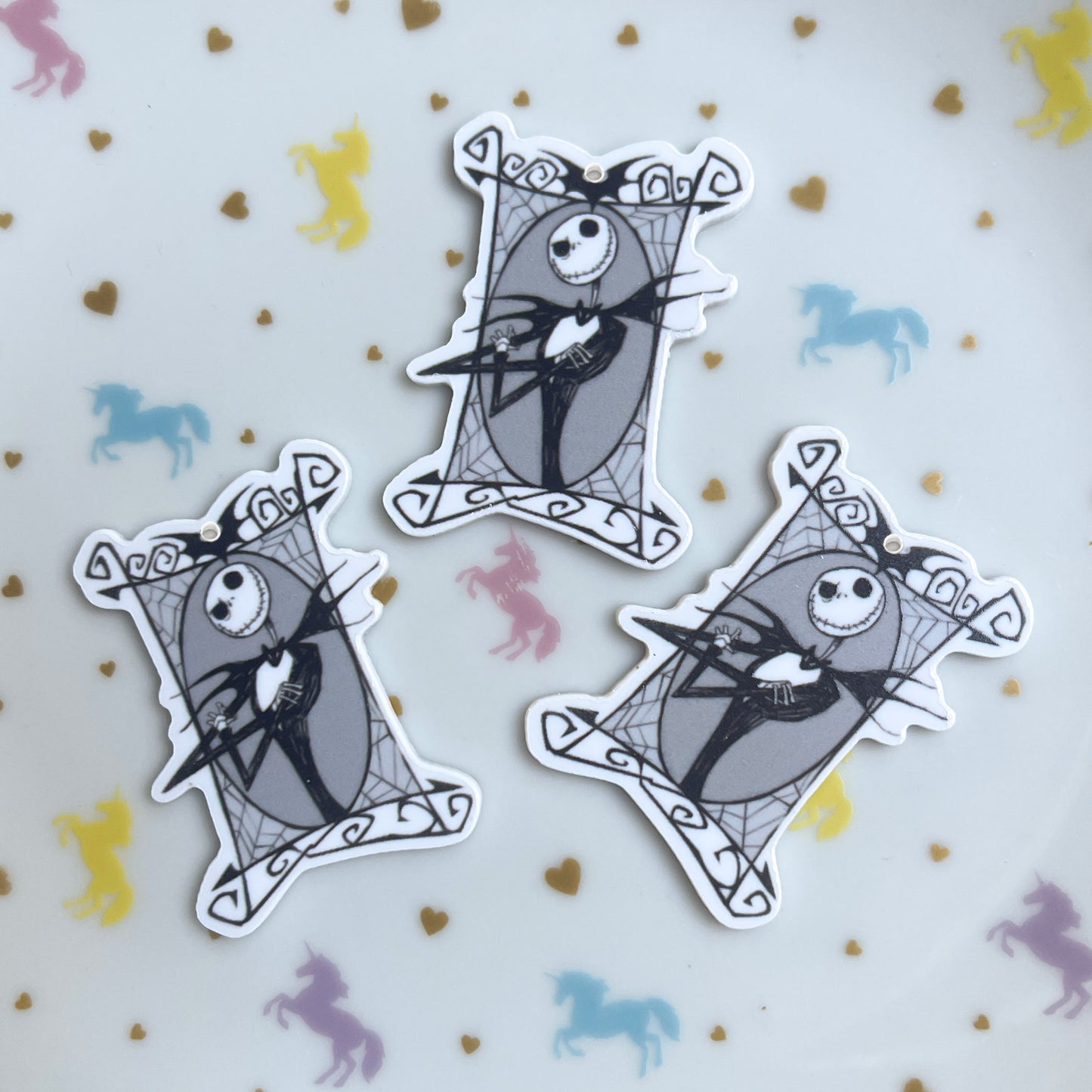 1 x Jack Skellington printed charm