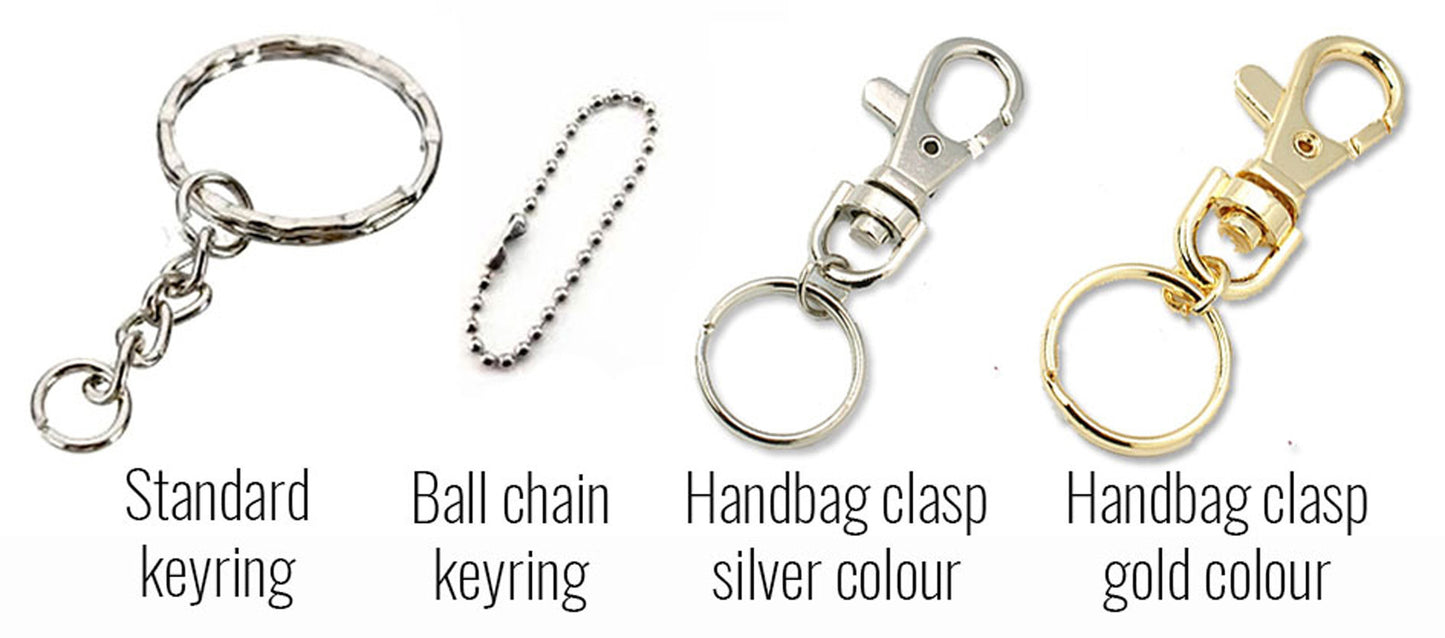 Personalised 'Key to my heart' keyring kit