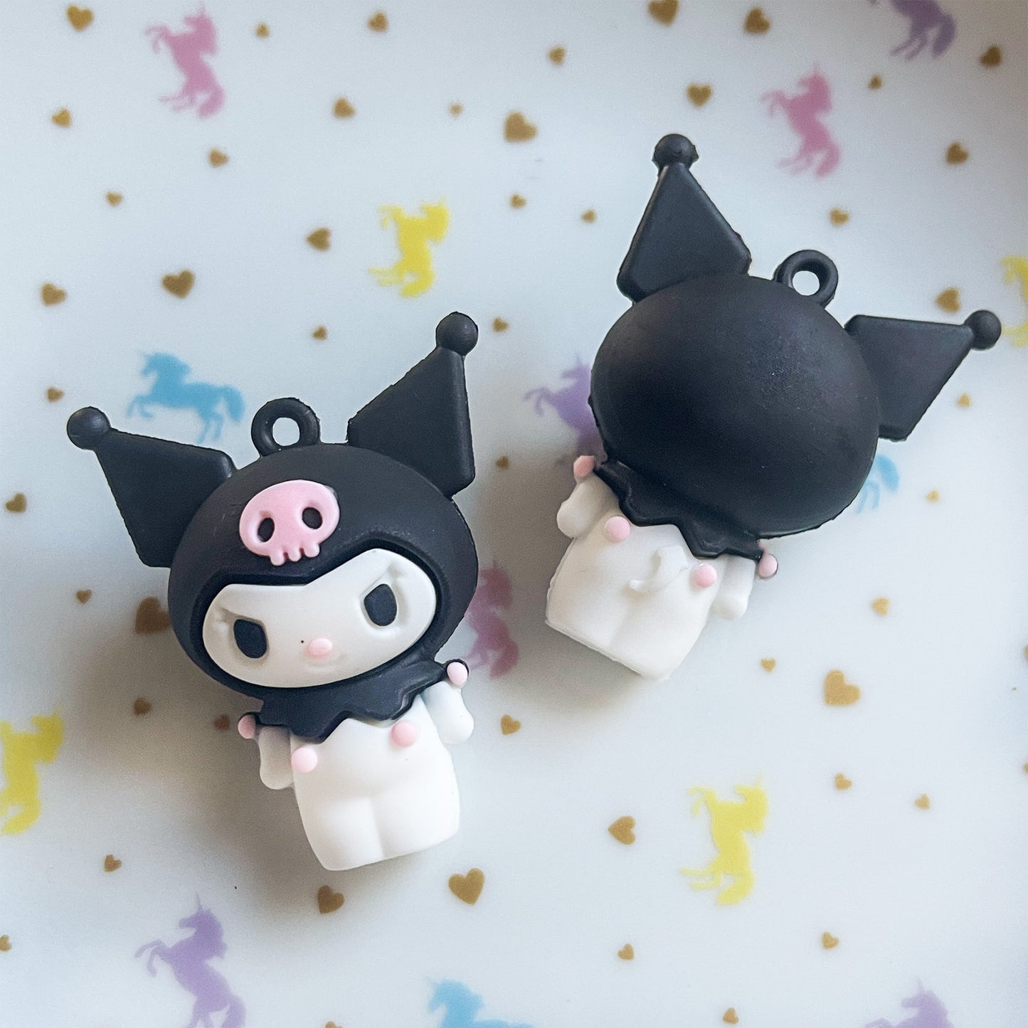 Kuromi PVC charm