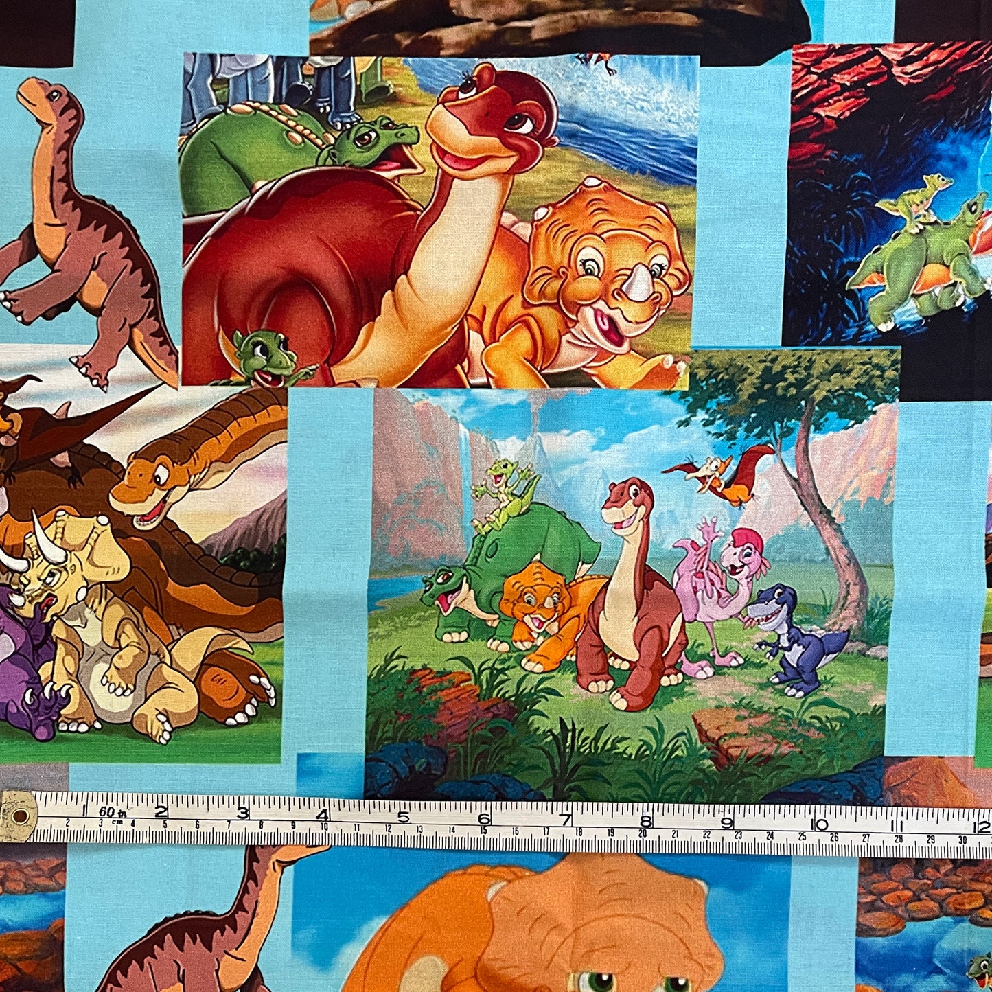 Land before time 100% cotton fabric