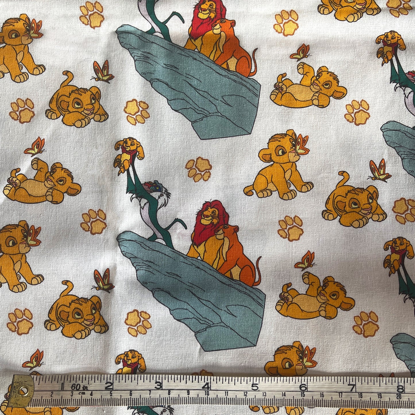 Lion King 100% cotton fabric