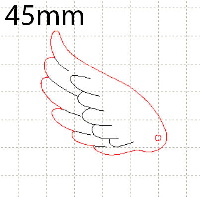*MP*C* Angel LEFT wing, 45mm