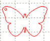 *MP*C* Butterfly charm, 30mm