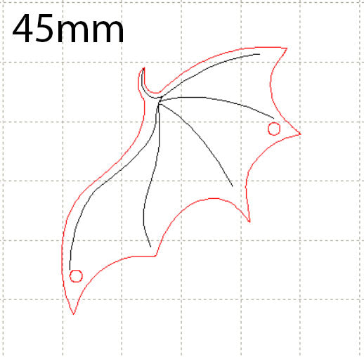 *MP*C* Dragon RIGHT wing, 45mm