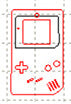 *MP*C* Gameboy with screen cut out, 30mm