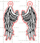 *MP*C* Wings set (L&R), 45mm