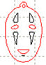 *MP*C* Ghibli no face charm, 30mm