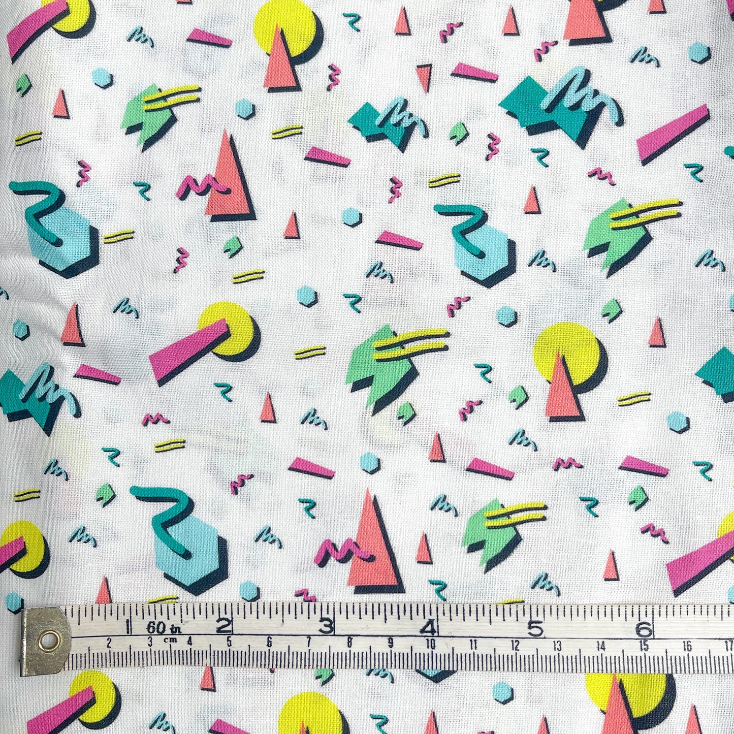 Memphis movement art 100% cotton fabric