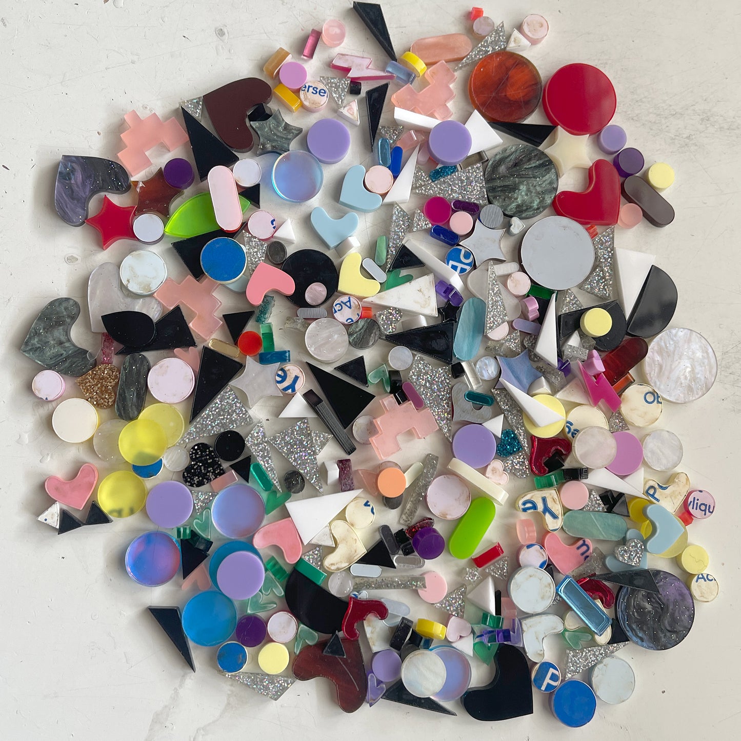 Bag of laser offcuts, set 2