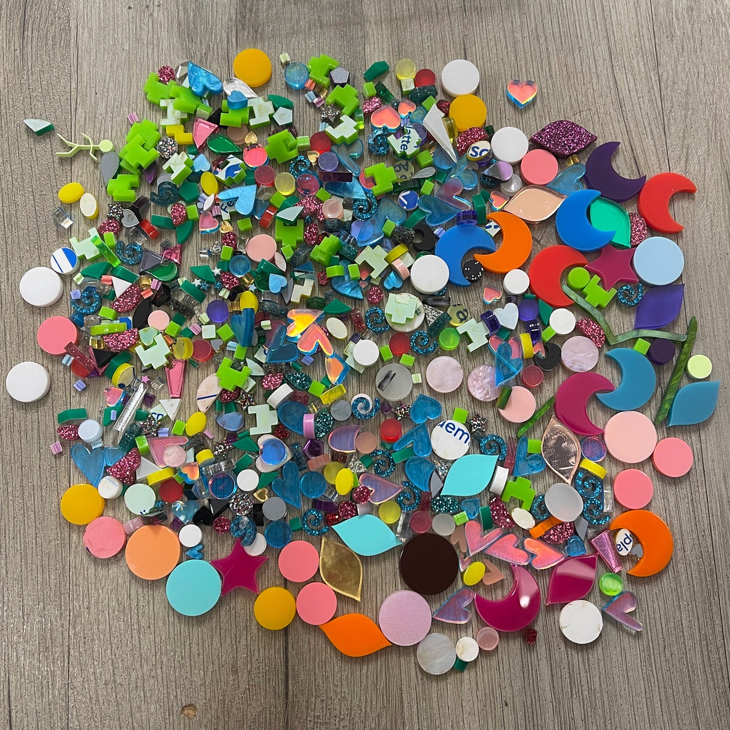 Bag of laser offcuts, set 2
