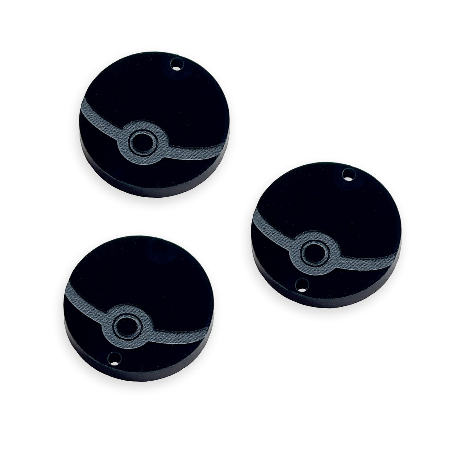 8 Pokeball Pokemon link shapes, 2cm