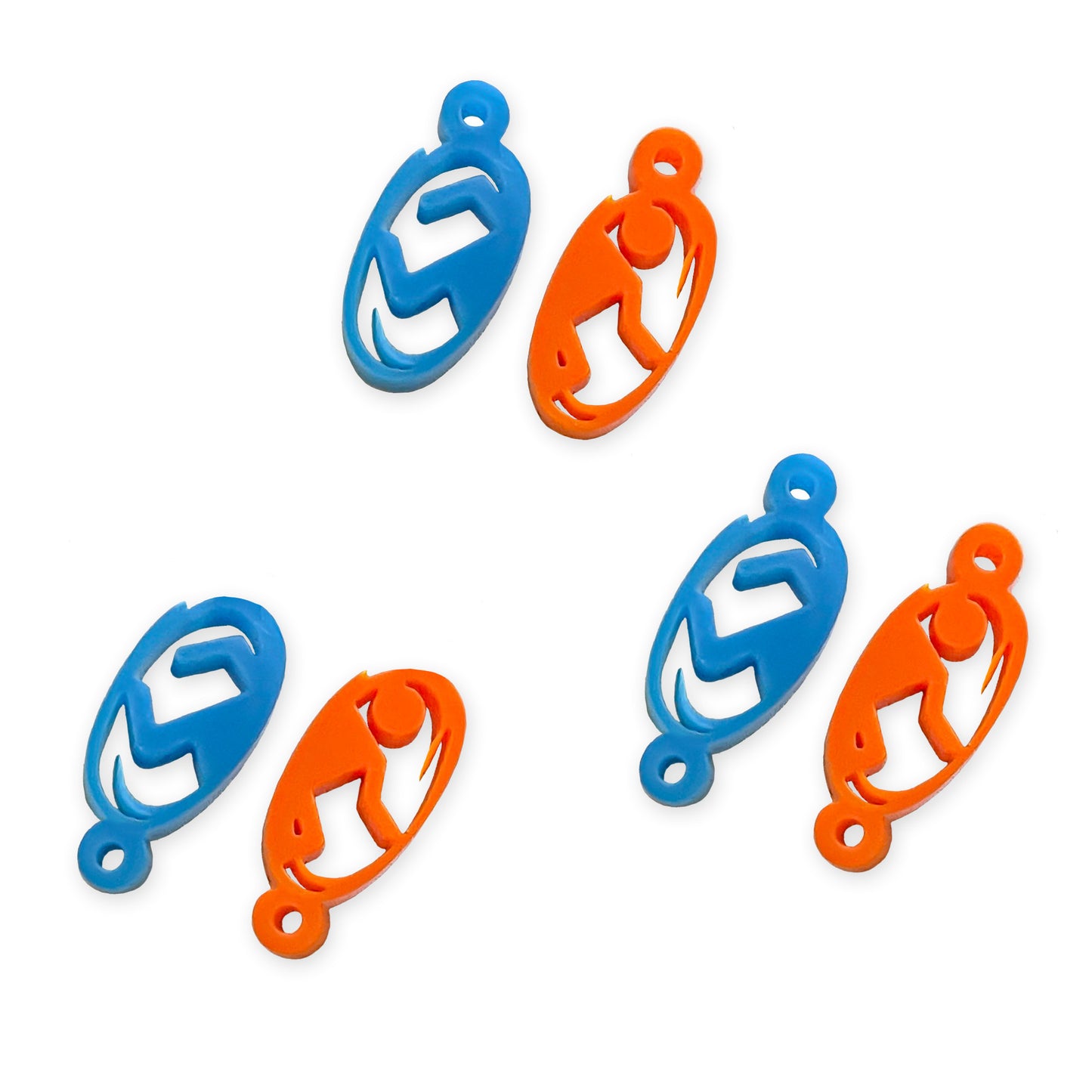 8 Portal game link shapes, 2cm