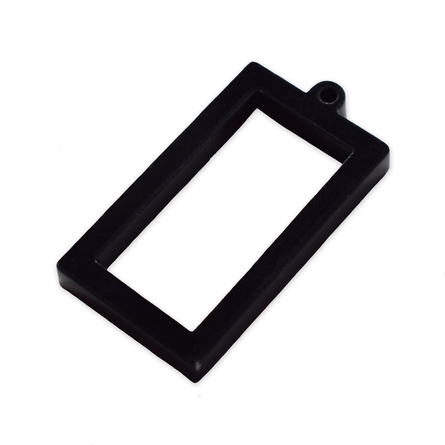 Rectangle UV resin bezel charm