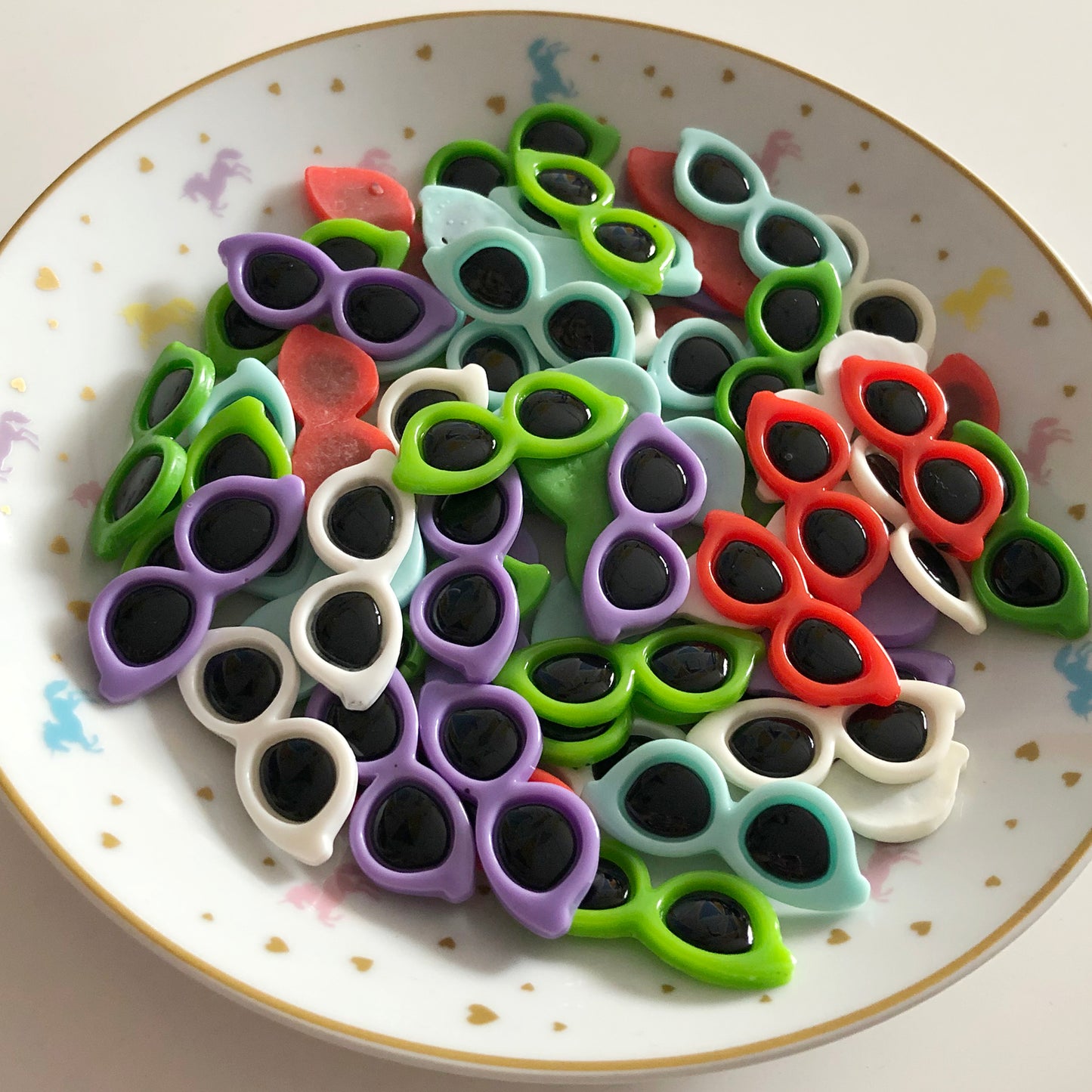 10 x Sunglasses cabochons