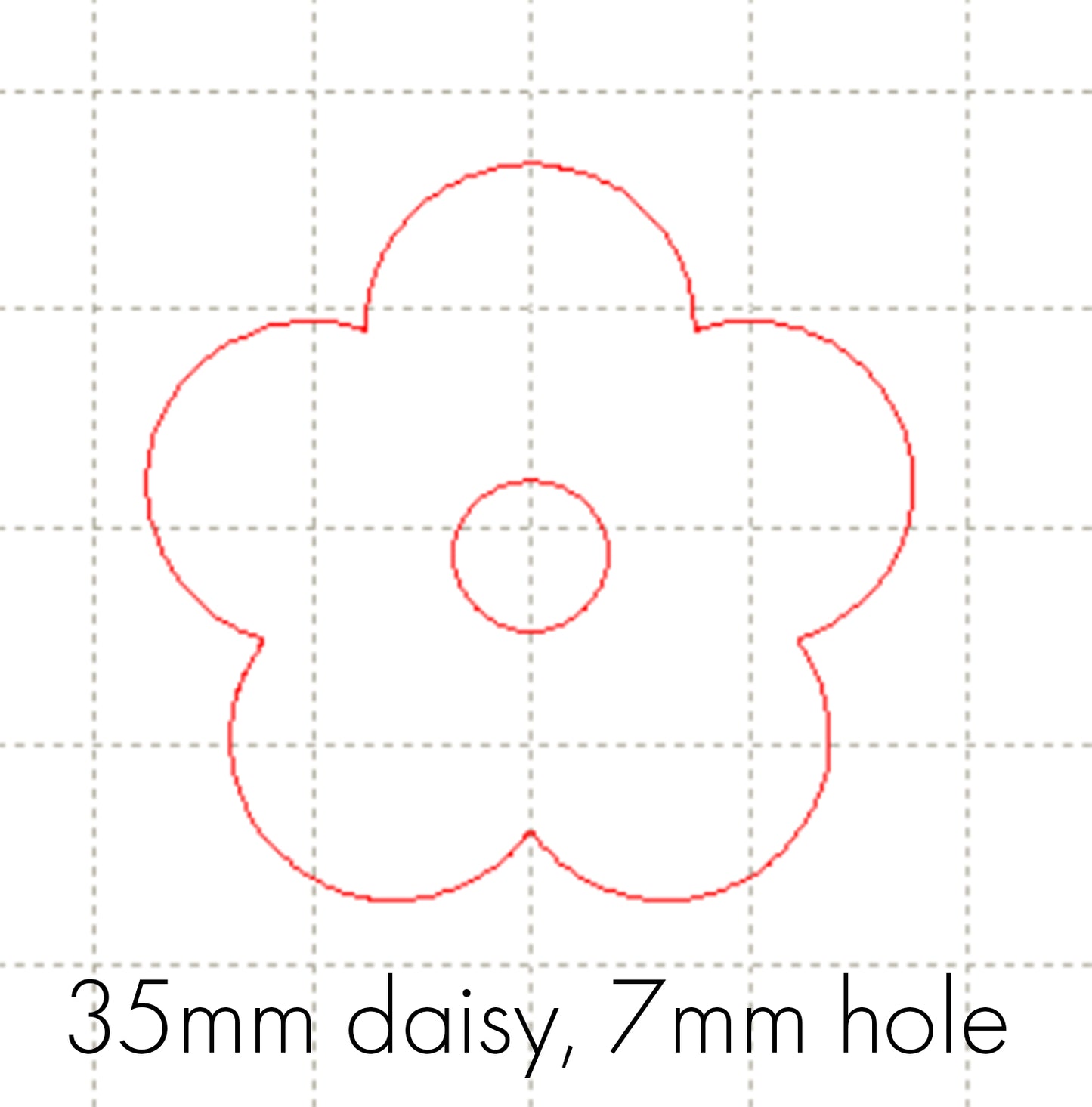 *SW*C* 35mm daisy, 7mm hole