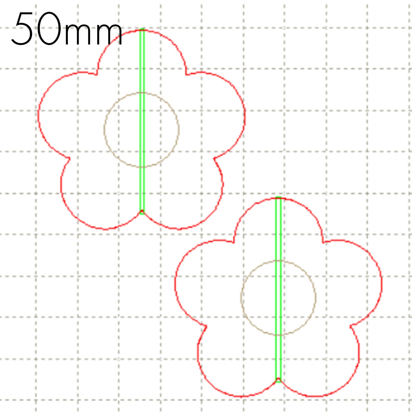 *SW*C* 2 part bead CIRCLE 35mm, with engrave centre