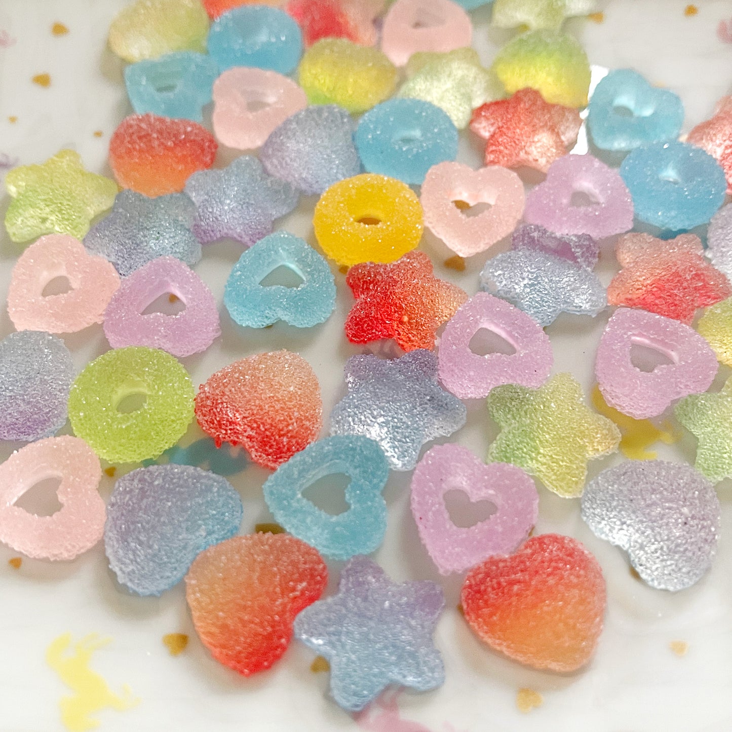 10 x Sour Sugar Gummy cabochons