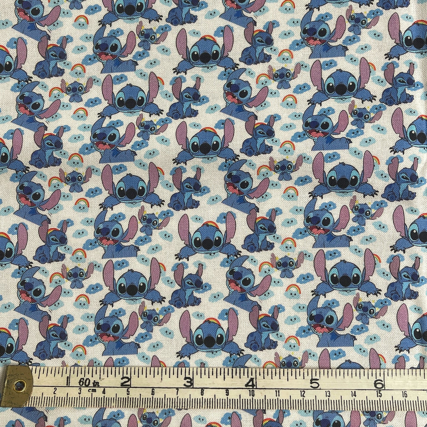 Stitch, Lilo and Stitch 100% cotton fabric