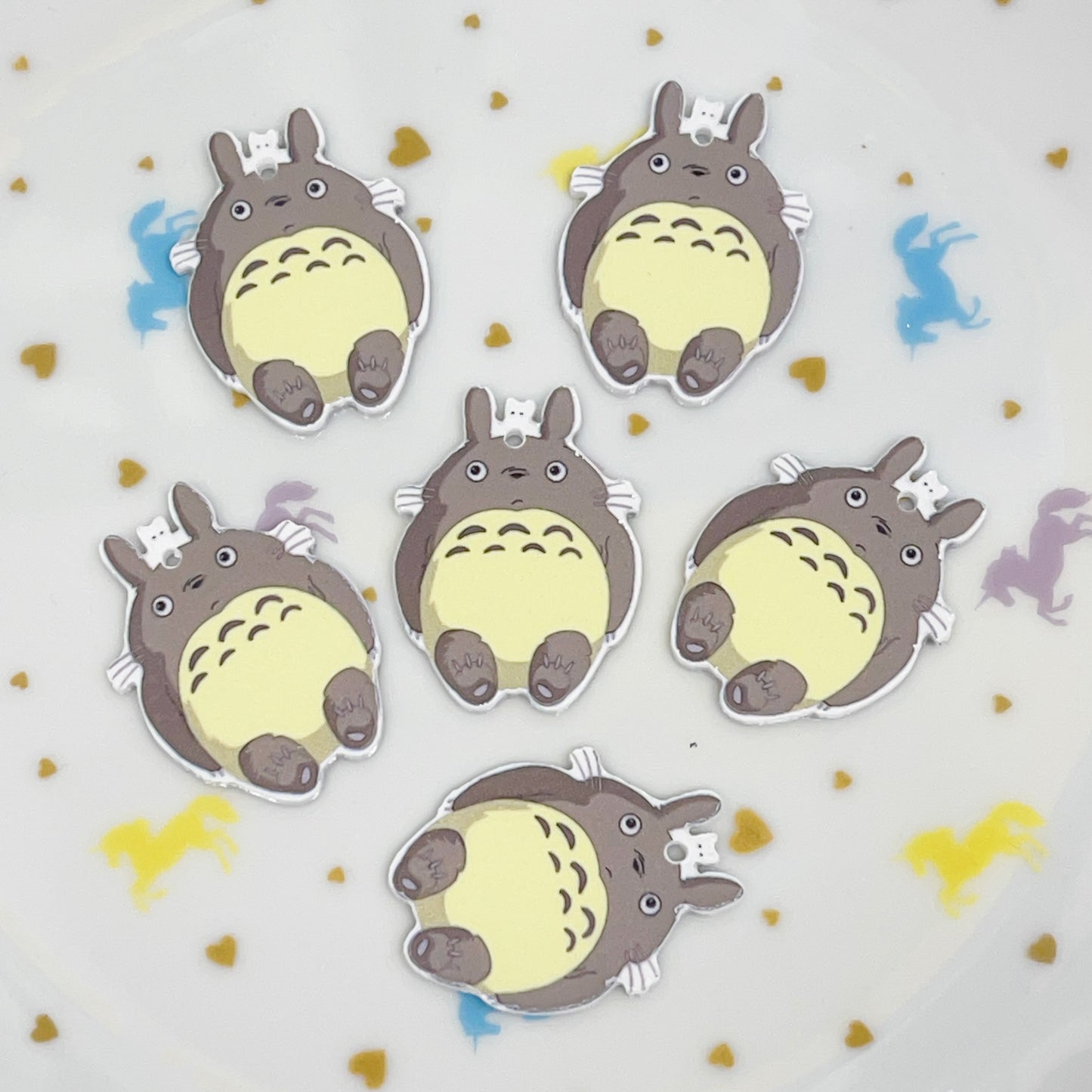 1 x Totoro Ghibli printed charm