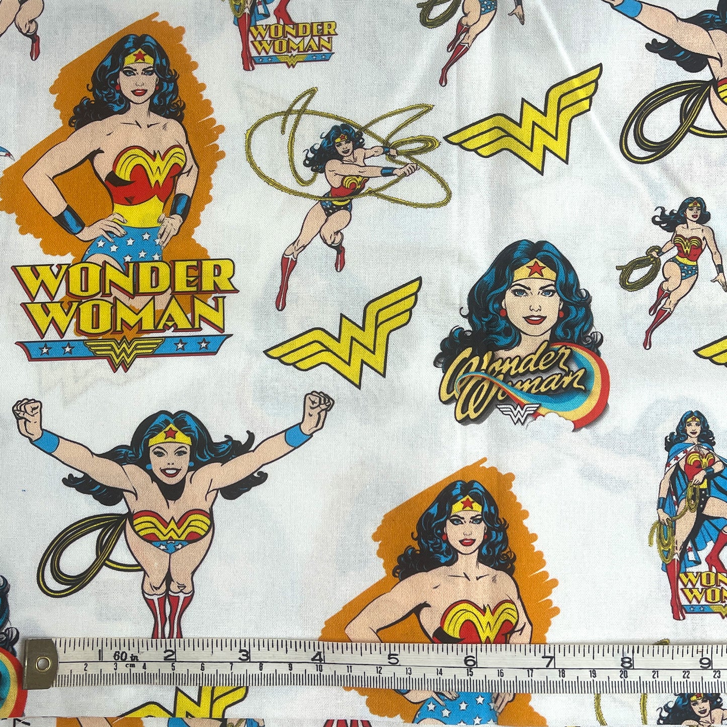 Wonder Woman 100% cotton fabric