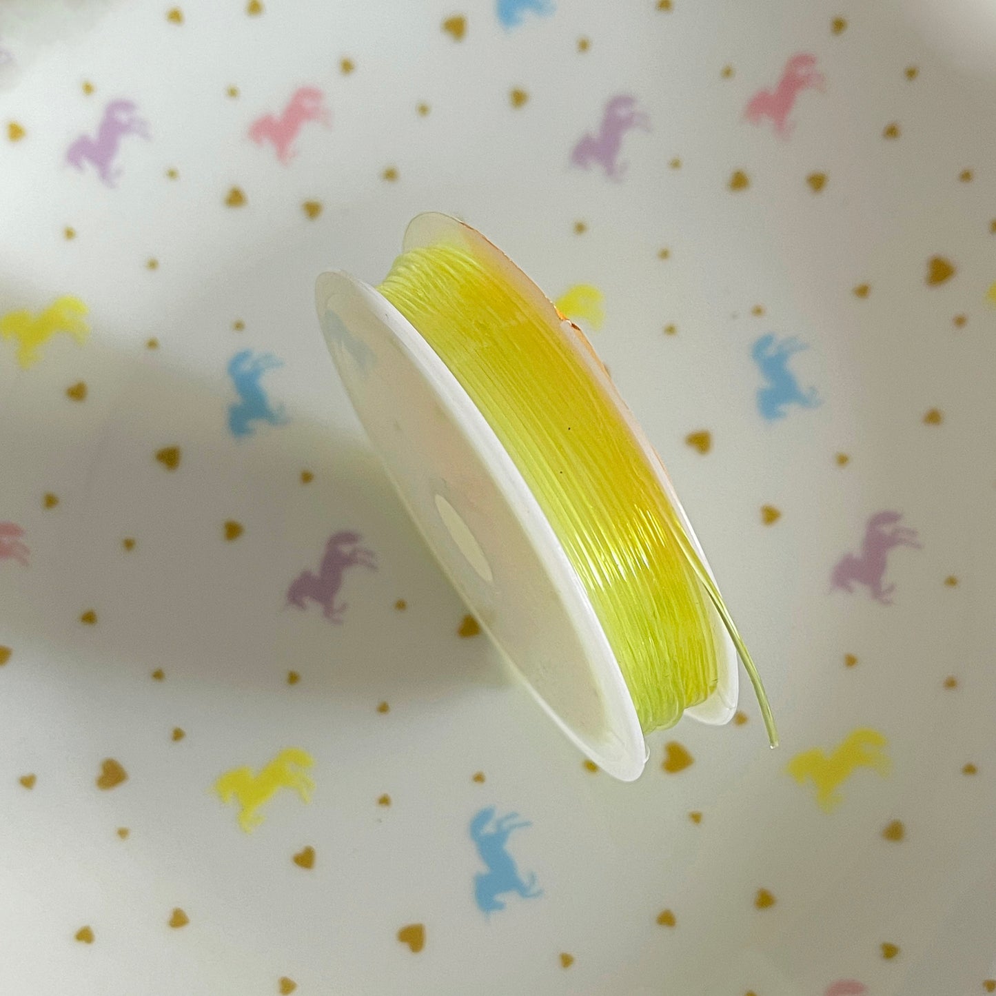 5M Yellow transparent elastic (1mm thick)