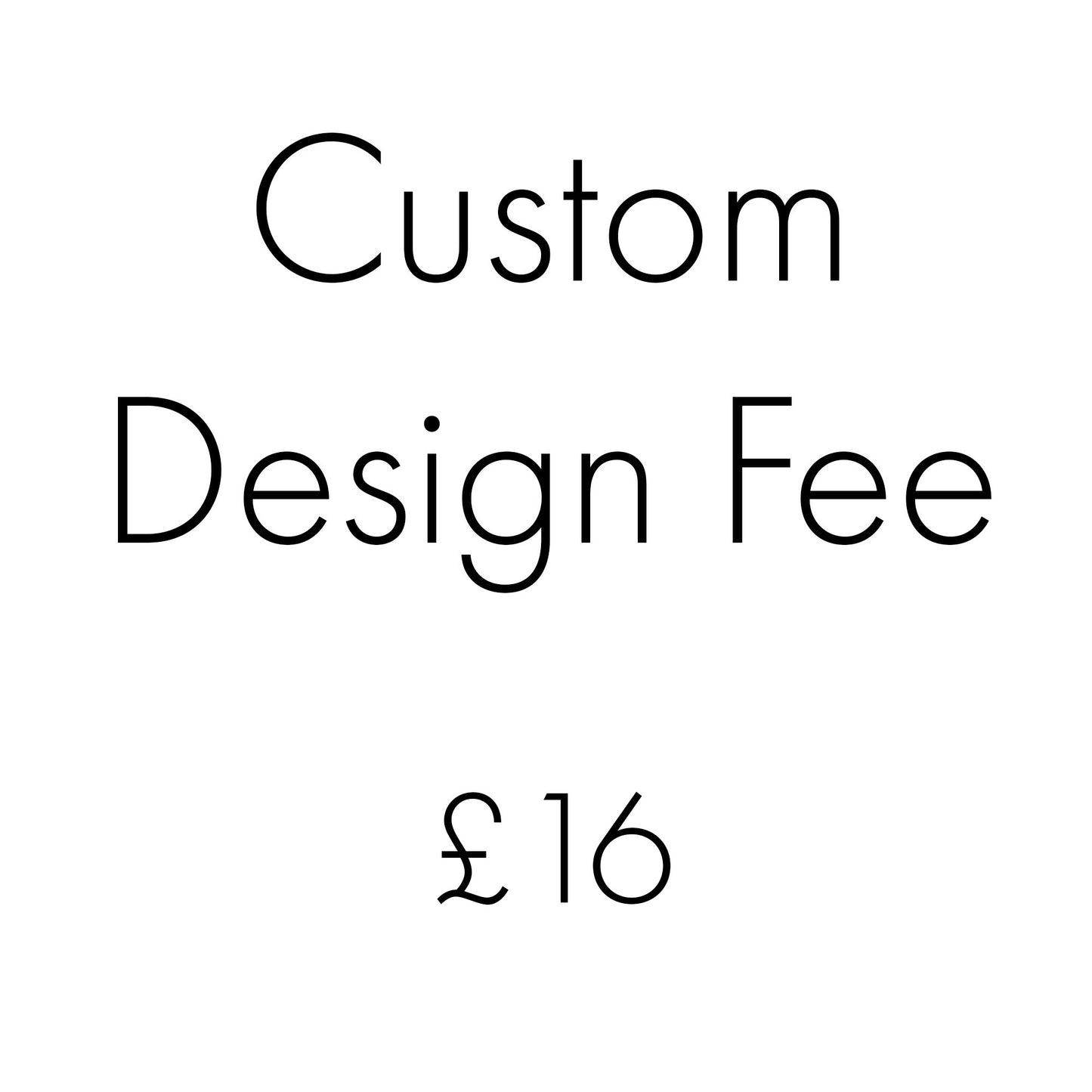 *SW*C* Charm design fee, more complex design, £16