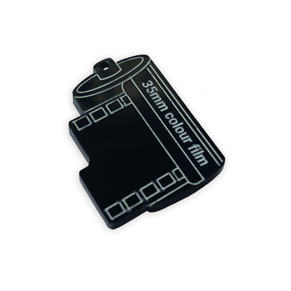 35mm film laser cut charm