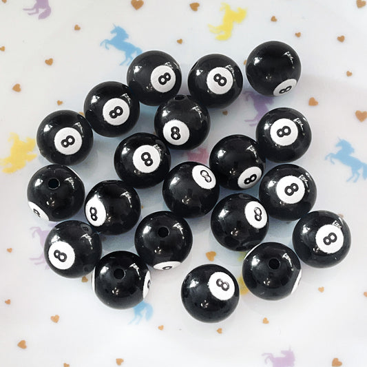 4 x 8 Ball beads, 16mm