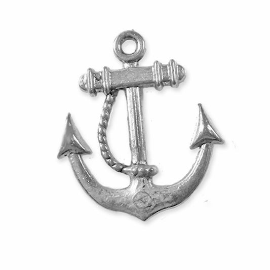 2 anchors design 5, silver colour