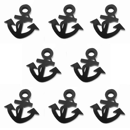 8 anchor cabochons, laser cut