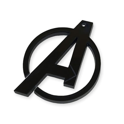 Avengers laser cut charm