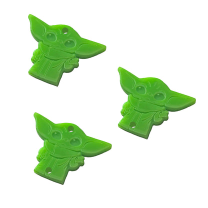 8 Baby Yoda link shapes, 2cm