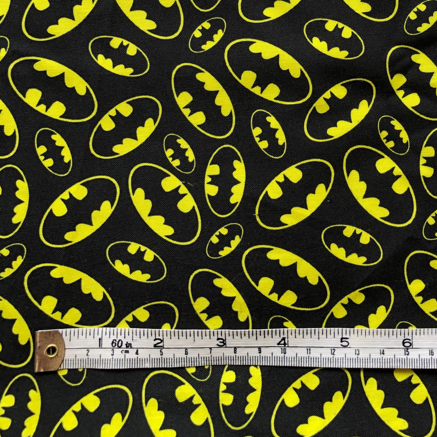 Batman logo 100% cotton fabric