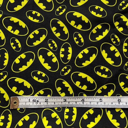 Batman logo 100% cotton fabric