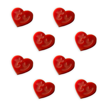 8 Beanie baby cabochons, laser cut