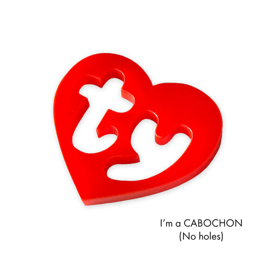 Cabochon Beanie Baby laser cut