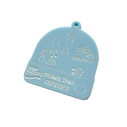 Tumbling Teddies water game laser cut charm