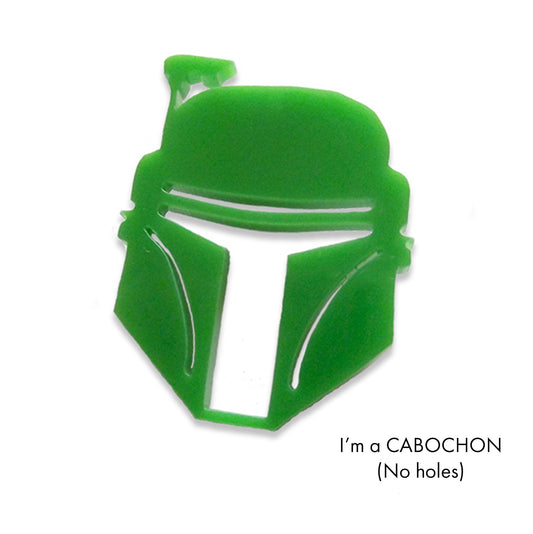 Cabochon Boba Fett laser cut