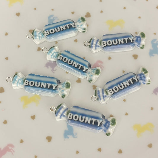 2 x Bounty candy chocolate bar charms