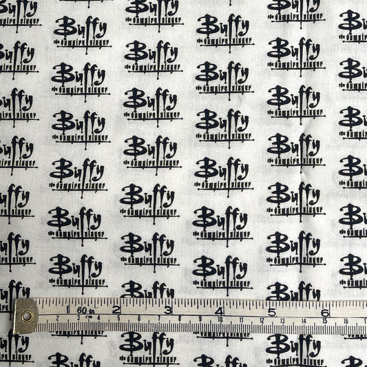 Buffy Slayer 90s TV 100% cotton fabric